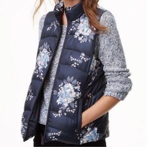 LOFT • Floral Puffer Vest